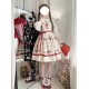 Miss Point Strawberry Pictorial Blouse Salopette JSK and One Piece(Reservation/2 Colours/Full Payment Without Shipping)
